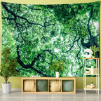 Towering Tree Forest Wall Tapestry Collection