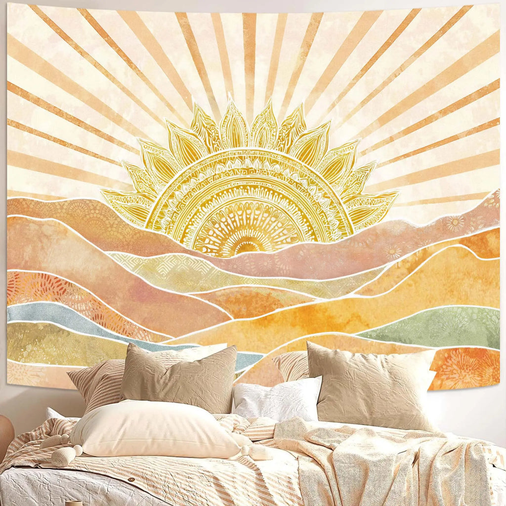 Celestial Luna Moth Tapestry