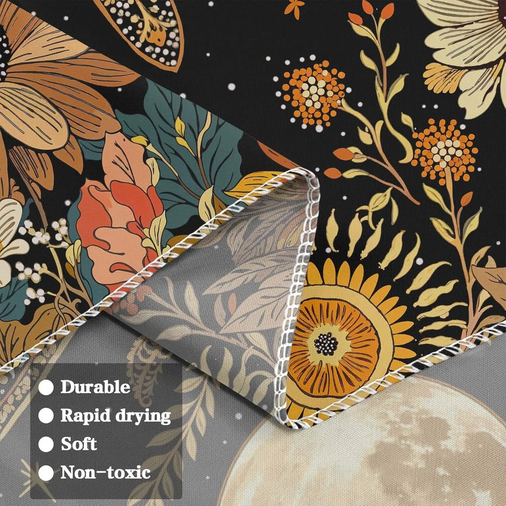 Celestial Luna Moth Tapestry