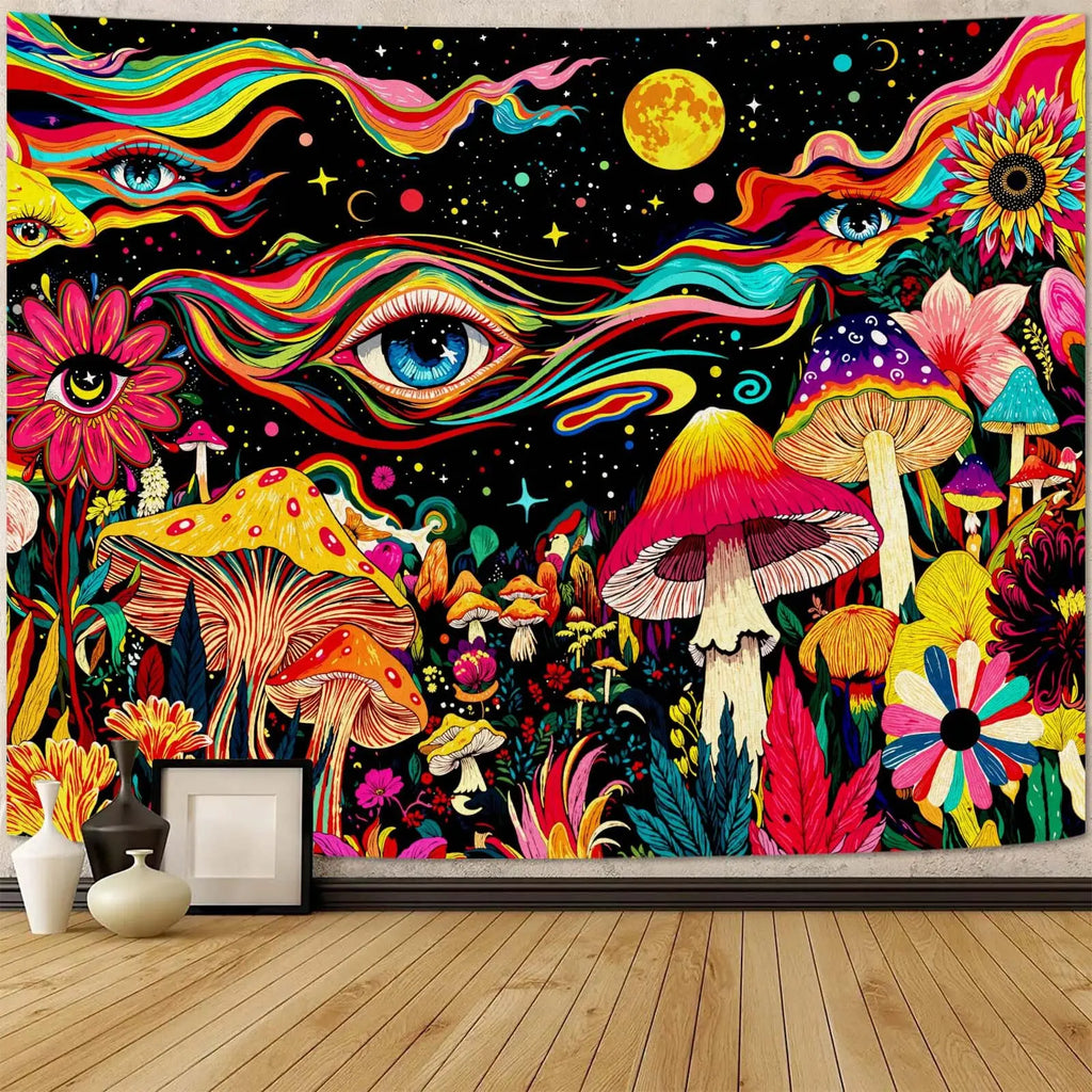 Celestial Luna Moth Tapestry