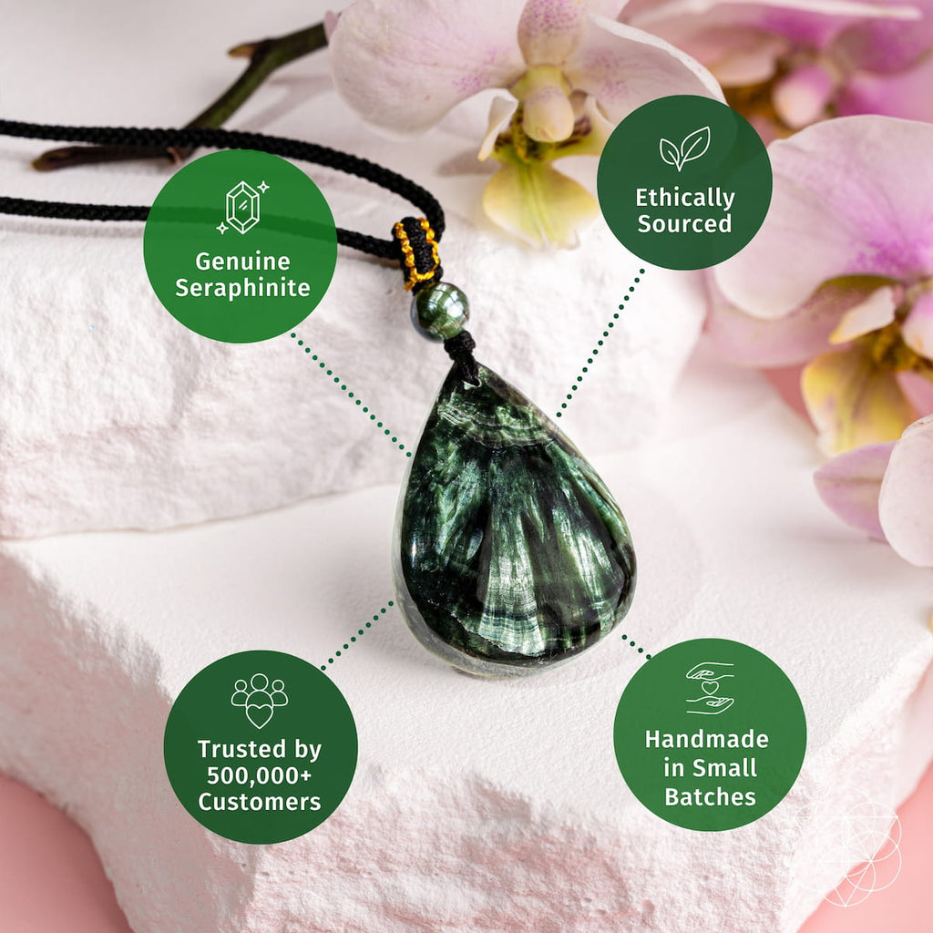 Seraphinite Pendant Necklace