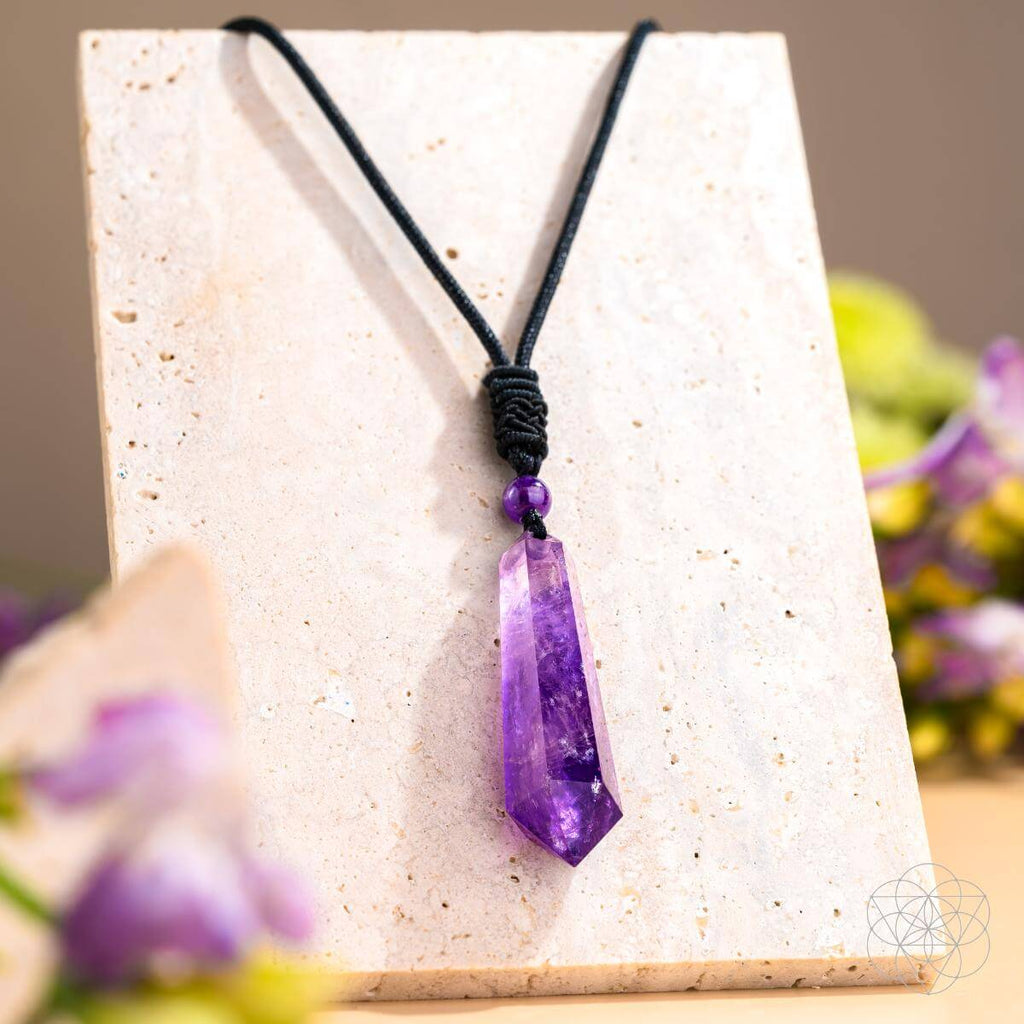 Amethyst Talisman Necklace
