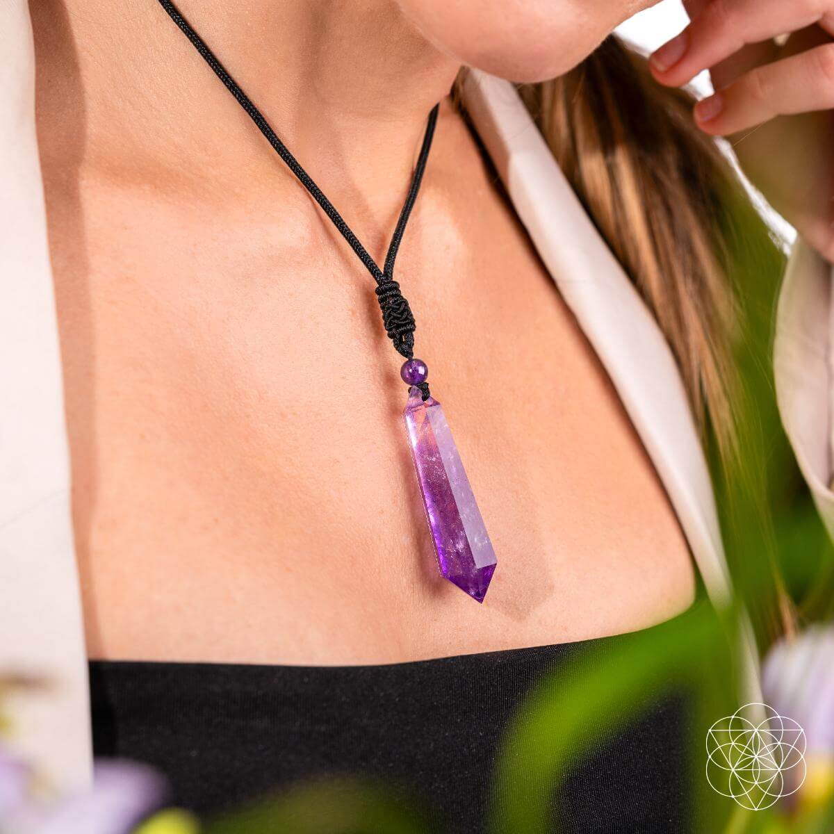 Amethyst Talisman Necklace