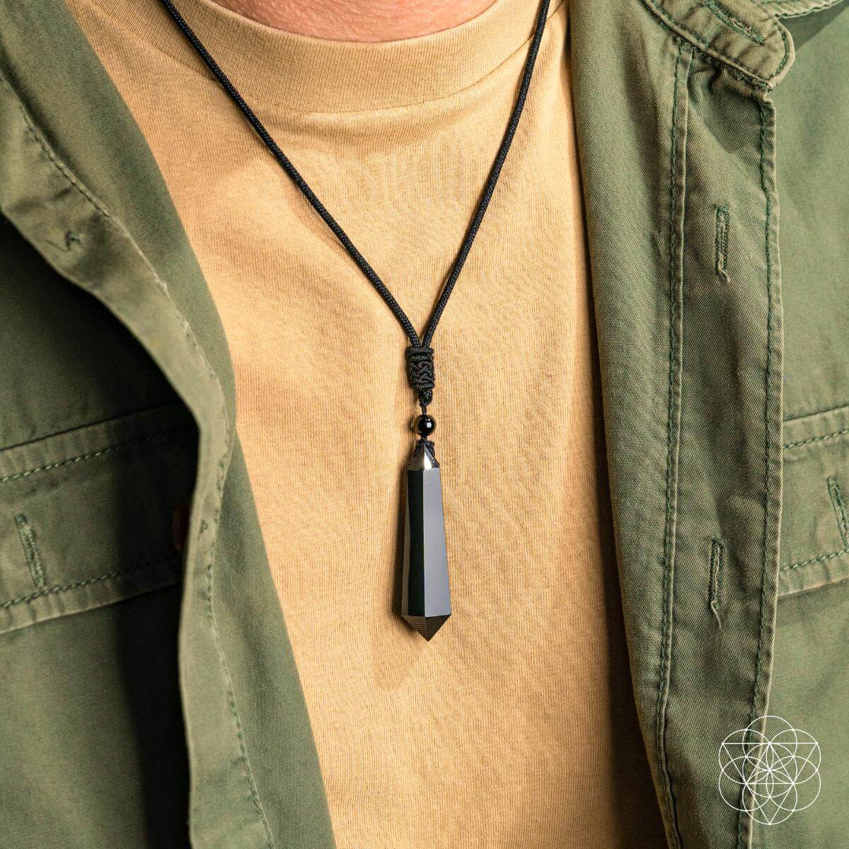Black Obsidian Talisman Necklace