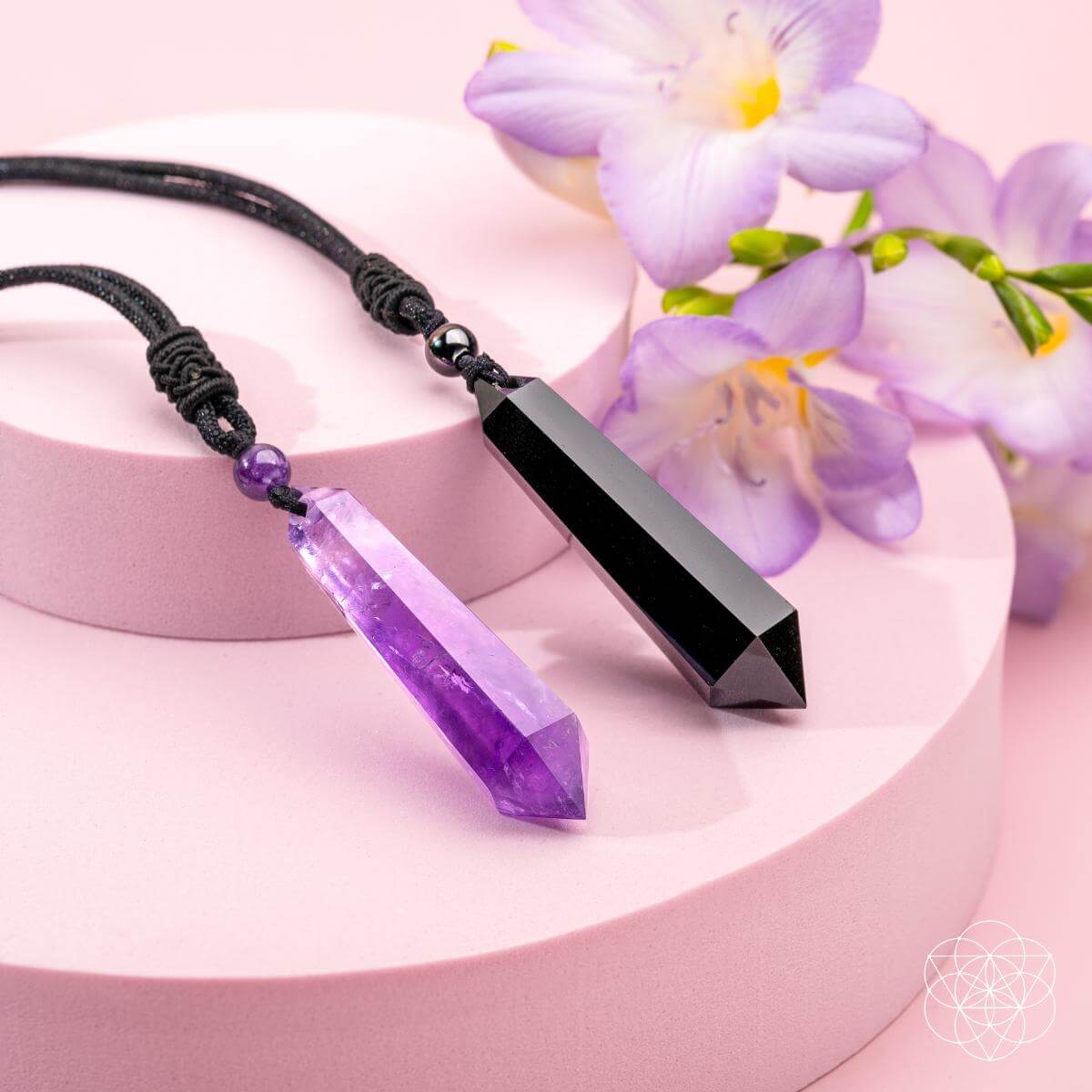 Black Obsidian Talisman Necklace